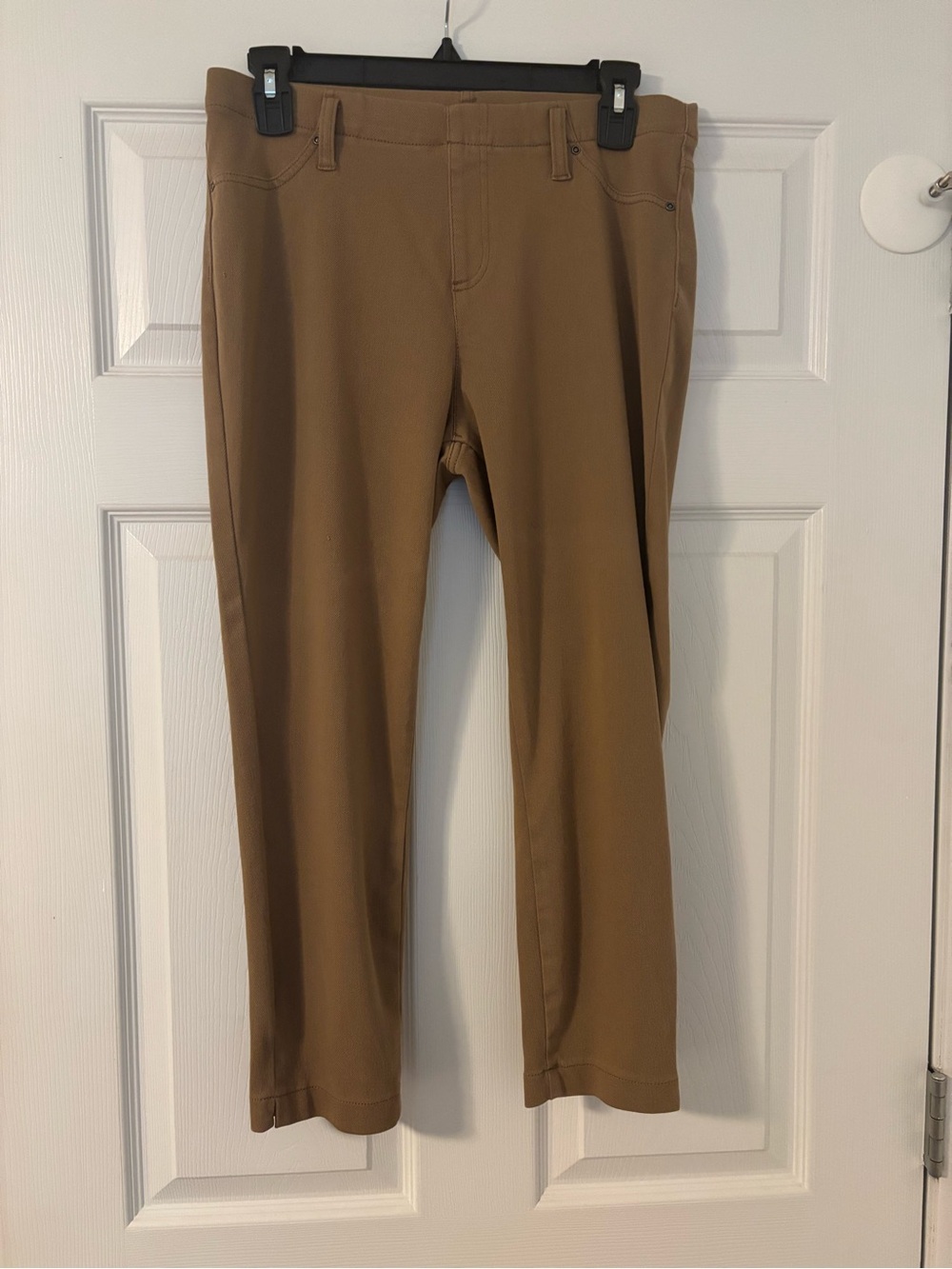 Time and Tru High Rise Ankle Jeggings Khaki Tan Women’s L (12-14)